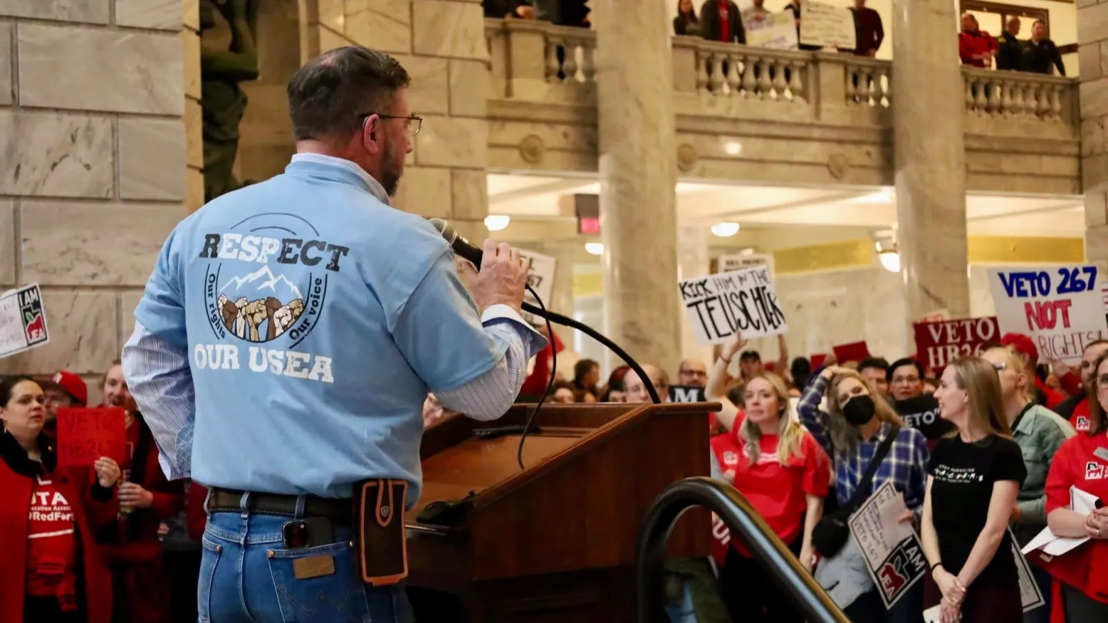 Mike Evans at HB267 Rally 
