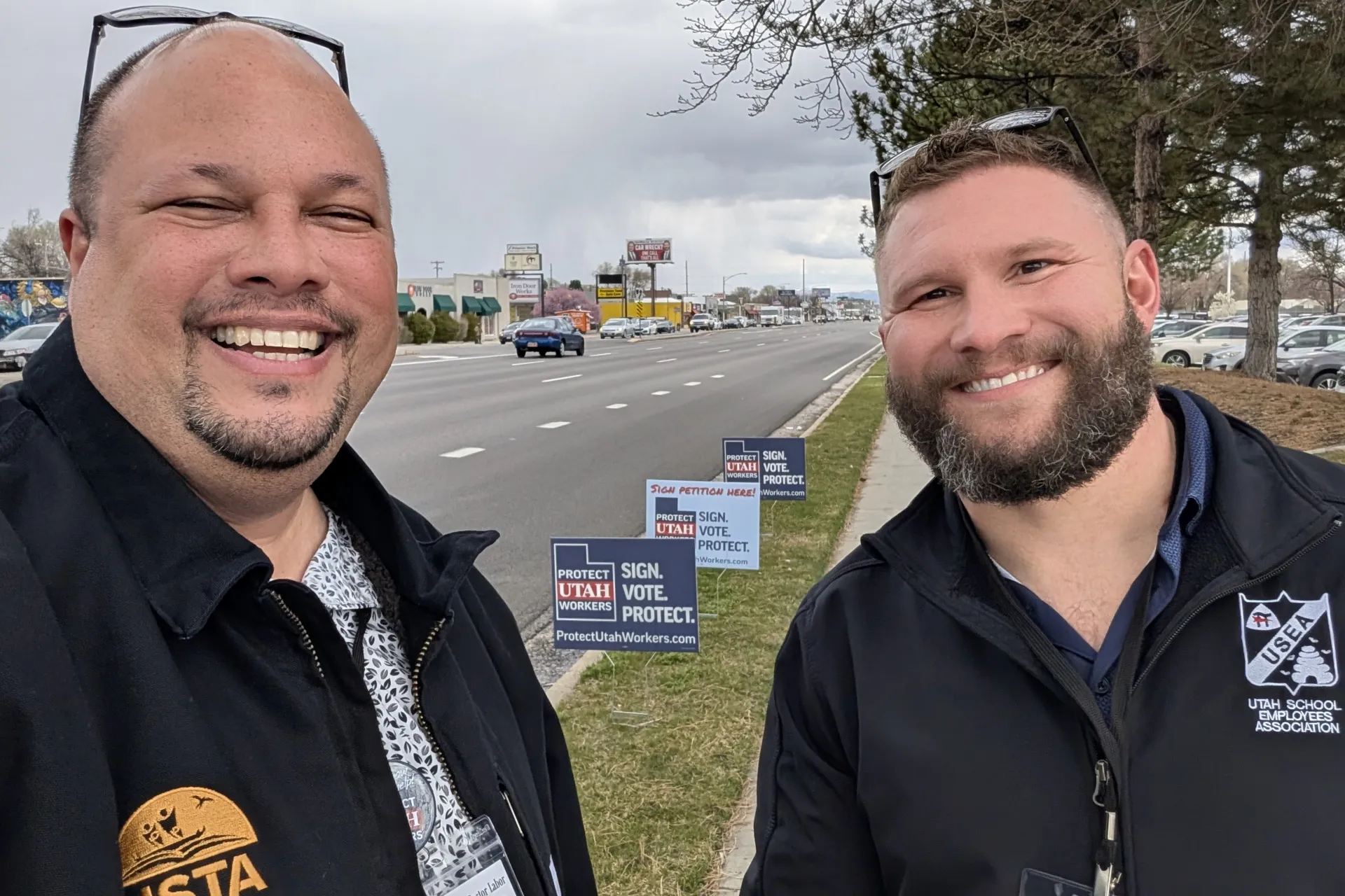 Greg Burrow and Osa Tui 