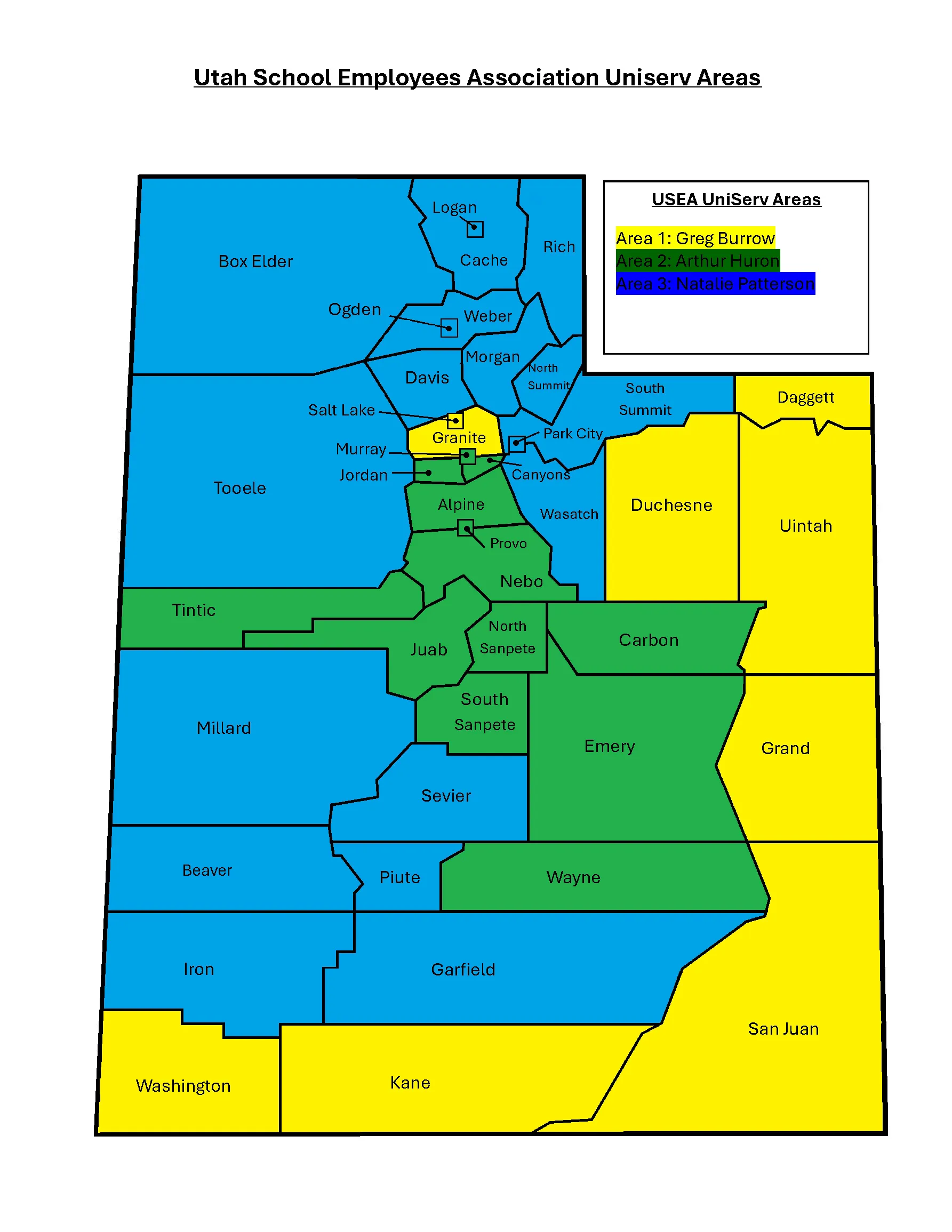 USEA UniServ Areas